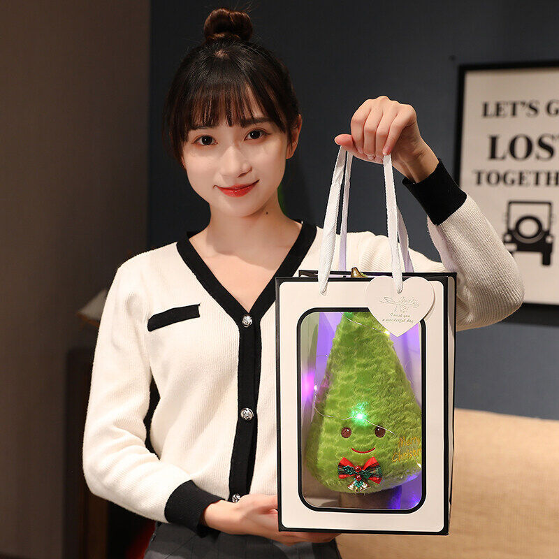 Decorating Throw Pillows Christmas Tree Doll Pillow Girl